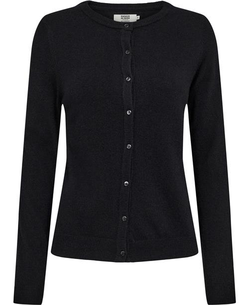 Se Magasin du Nord Collection Magasin Myrna 3 RWS Cardigan Lambswool Kvinde Black Cardigans Str L Uld ved Magasin