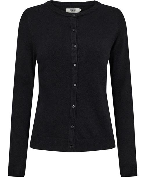 Magasin du Nord Collection Magasin Myrna 3 RWS Cardigan Lambswool Kvinde Black Cardigans Str M Uld