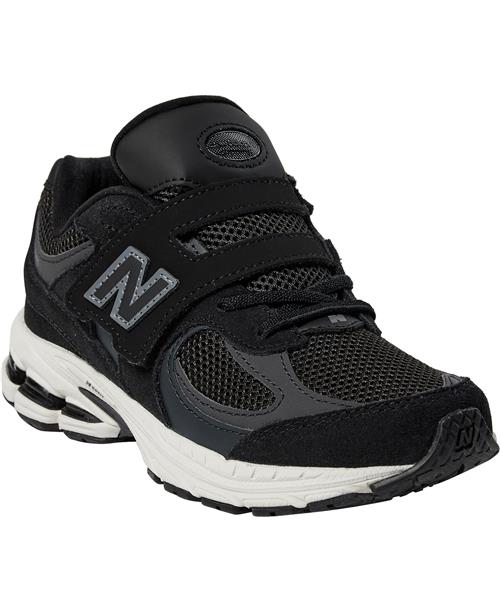 New Balance New Balance 2002 Kids Hook & Loop Black Sneakers Str 16 - hos Magasin