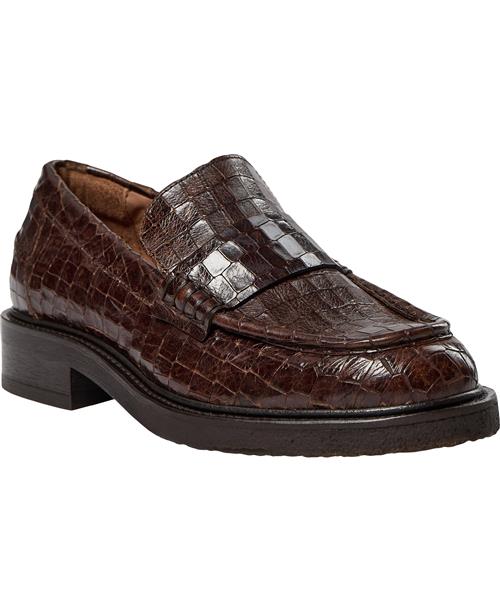 Se Billi Bi Sko A7030 Kvinde Brun Loafers Str 39 - hos Magasin ved Magasin