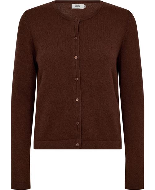 Magasin du Nord Collection Magasin Mabel 3 100 Cashmere Kvinde Dark Brown Cardigans Str M Cashmere