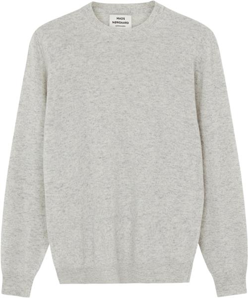 Se Mads Nørgaard - Copenhagen Eco Wool Kasey Sweater Kvinde Grå Sweaters Str L - hos Magasin ved Magasin