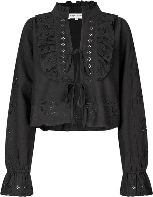 Se Lollys Laundry Davenportll Blouse LS Kvinde Black Langærmede Bluser Str L - hos Magasin ved Magasin