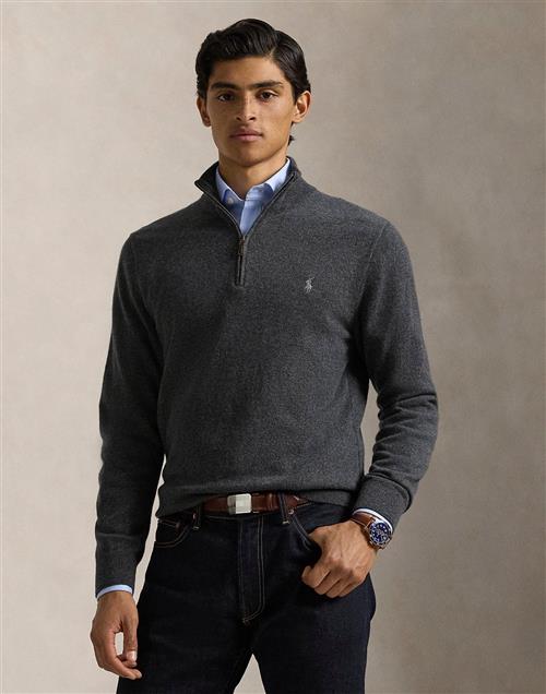 Polo Ralph Lauren 2/27 Merino Rwsls HZ PP Mand Dark Charcoal Heather Turtlenecks Str XL Merino - hos Magasin