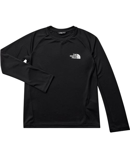 The North Face Teen Never Stop LS TEE TNF Black Str XS - Sort Langærmede T-shirts hos Magasin