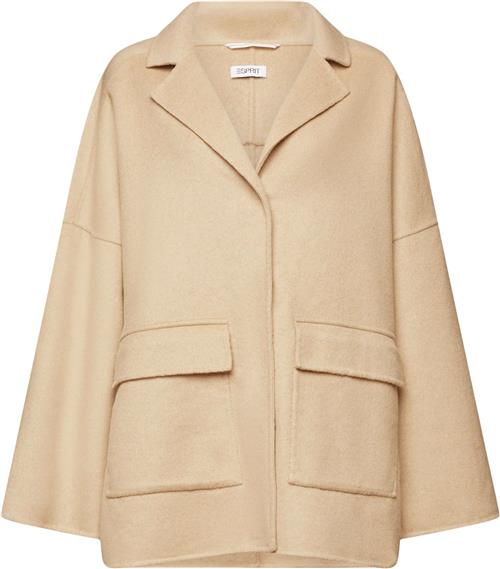 Esprit K_F_RCS_Mdrnwoc Kvinde Cream Beige Overgangsjakker Str XL - hos Magasin