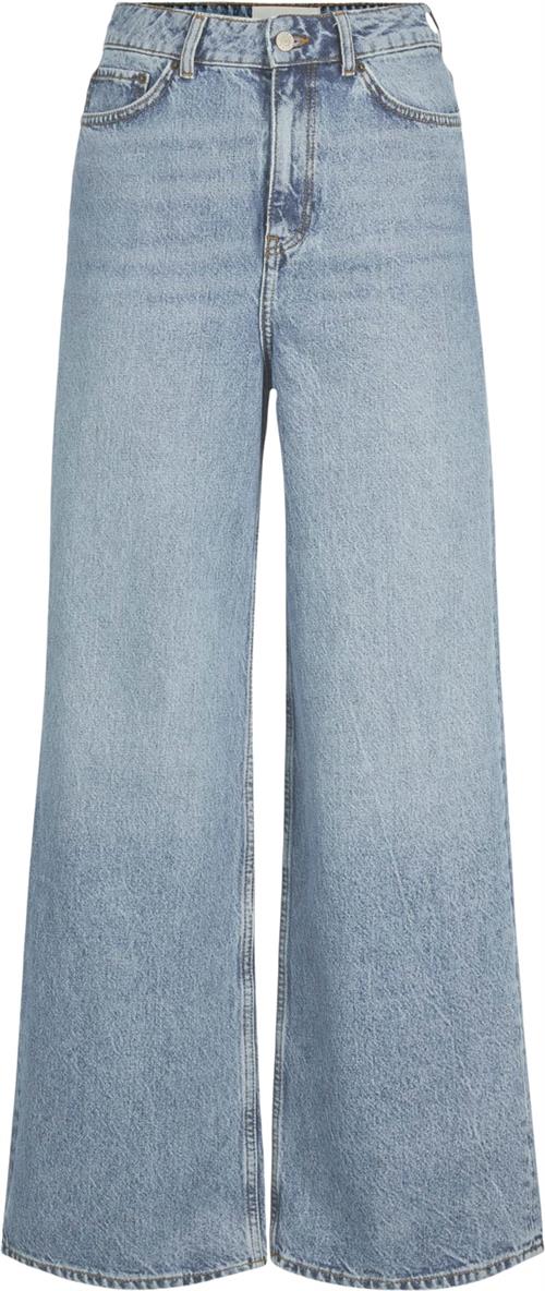 JJXX Jxtokyo Wide HW Cr6013 LN Kvinde Light Blue Denim Wide Jeans Str "30/""34" - hos Magasin