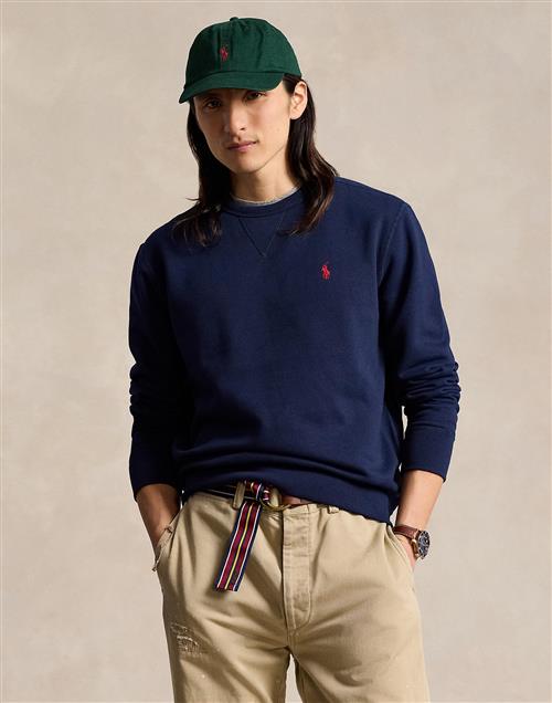 Se Polo Ralph Lauren Fleece Crewneck Sweatshirt Mand Blå Sweatshirts Str S - hos Magasin ved Magasin