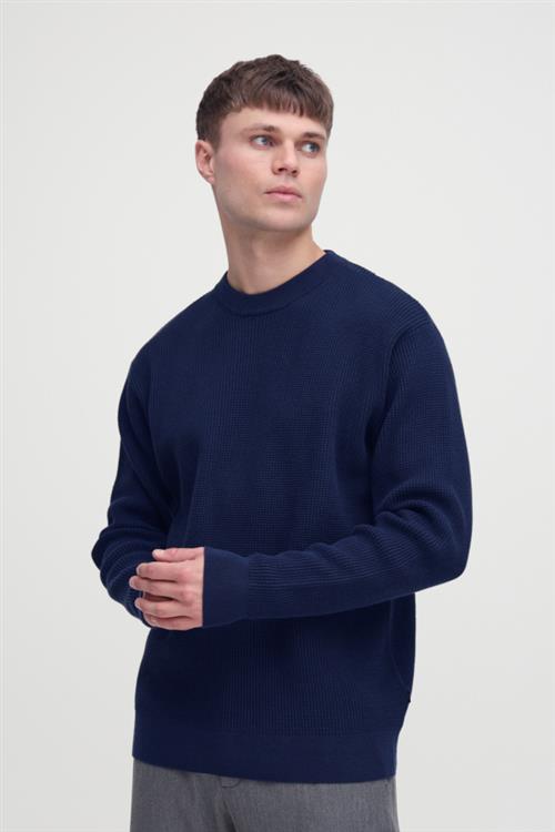 !Solid Sdhami Knit Mand Insignia Blue Sweaters Regular Fit Str XL - hos Magasin