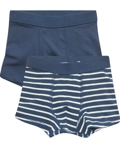 BAKITO by Magasin Du Nord Collection BAKITO by Magasin Boys Boxers 2pack Str 4 Navy Stripe / Navy Underbukser Bomuld