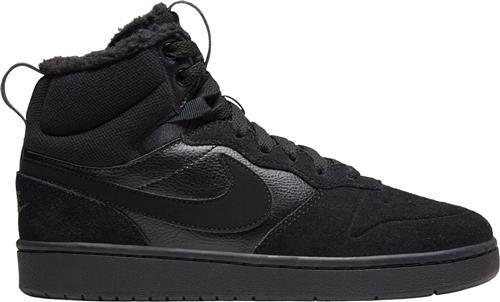 Nike Court Borough Mid 2 Boot Sort Sneakers Str 39 - Læder hos Magasin