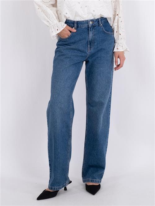 Se Neo Noir Simona D Pants Kvinde Blue Straight Jeans Str 40 - Denim hos Magasin ved Magasin