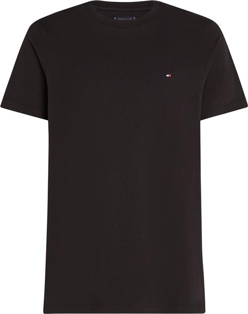 Se Tommy Hilfiger Essential REG FIT Solid TEE Mand Black Kortærmede T-shirts Str XXL - hos Magasin ved Magasin