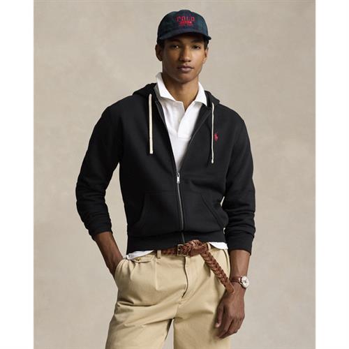 Se Polo Ralph Lauren RL Fleecelsl-knt Mand Sort Hoodies Str L - hos Magasin ved Magasin