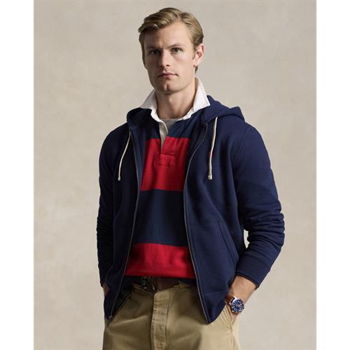 Polo Ralph Lauren RL Fleecelsl-knt Mand Blå Hoodies Str L - hos Magasin