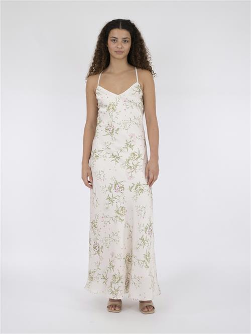 Neo Noir Clia Flower Field Dress Kvinde Off White Maxi Kjoler Str 38 - hos Magasin