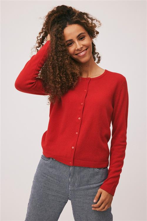 Magasin du Nord Collection Magasin Mabel 3 100 Cashmere Kvinde Haute Red Sweaters Str S Cashmere