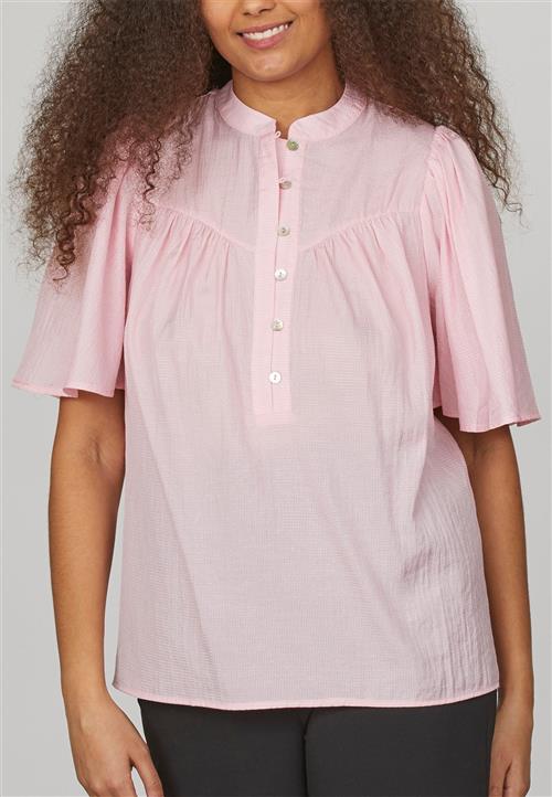 Se Love&Divine Love1123 Kvinde Soft Pink Kortærmede Bluser Str XL - hos Magasin ved Magasin