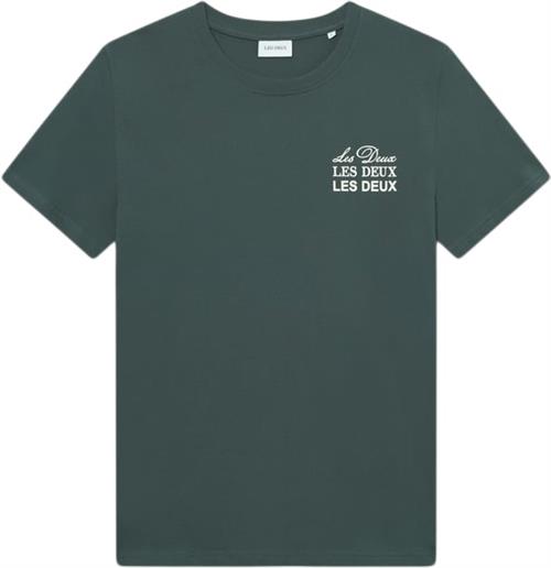 Les Deux Triple Tshirt Mand Pine Green/ivory Kortærmede T-shirts Str XXL - Bomuld hos Magasin