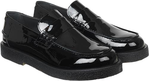 ANGULUS Klassisk Loafer med Blød Hælkappe Kvinde 2320 Sort Loafers Str 38,5 - hos Magasin