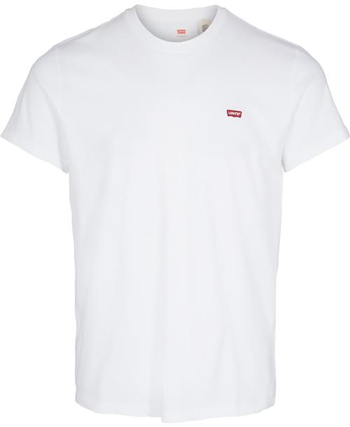 Levi's Ss Original hm tee Cotton + pa Mand Hvid Kortærmede T-shirts Str XL - Bomuld hos Magasin