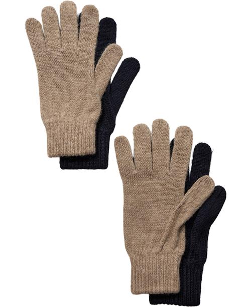 Magasin du Nord Collection Magasin 2 Pack Knitted Gloves ONE SIZE Handsker Uld