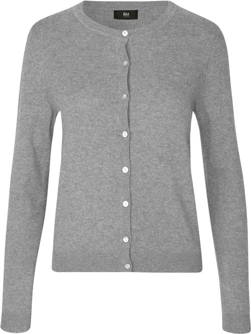 Se RM by Rosemunde Rmwsofia Wool LS Cardigan Kvinde Grå Cardigans Str XS - hos Magasin ved Magasin