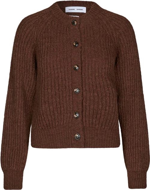 Se Samsøe Samsøe Salayla Cardigan 15009 Kvinde Cappuccino Cardigans Str S - hos Magasin ved Magasin