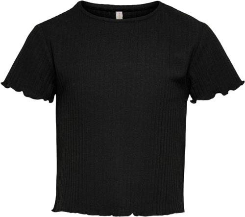 ONLY Kognella S/S Oneck TOP Noos JRS Str 146/152 - Sort Kortærmede T-shirts hos Magasin