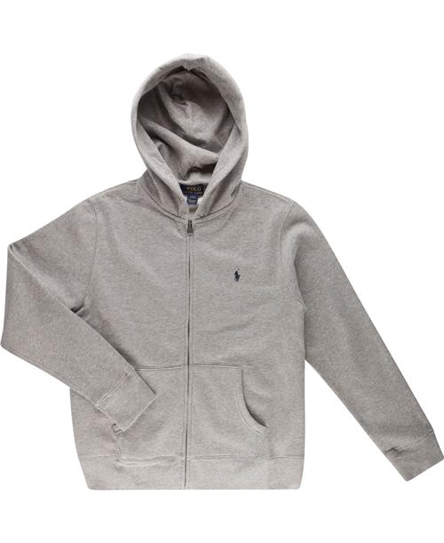 Se Polo Ralph Lauren Cottonblend-fleece Hoodie Str XL - Hvid Hættetrøjer hos Magasin ved Magasin