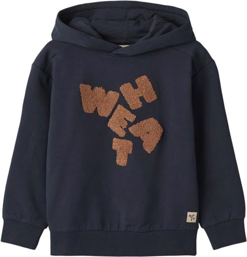 Wheat Sweatshirt Rumvaskebjørn Str 110 / 5 år - Blå Sweatshirts Bomuld hos Magasin