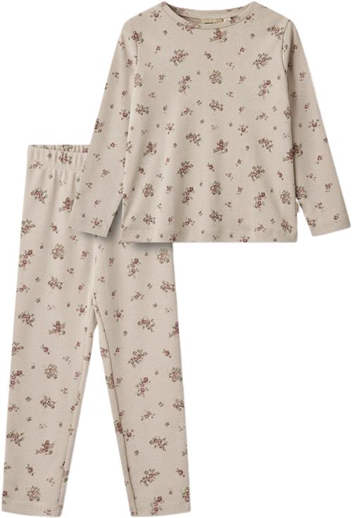 Wheat Pyjamas Madeline Str 110 / 5 år - Pale Lilac Flowers Nattøj Bomuld hos Magasin