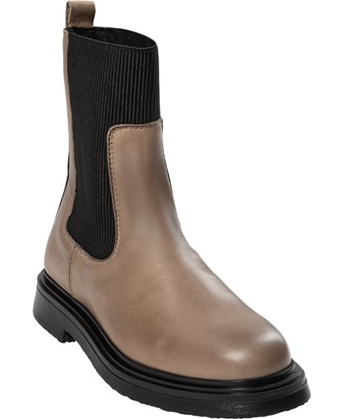 Pavement Friia Kvinde Taupe Chelsea Boots Str 41 - Læder hos Magasin