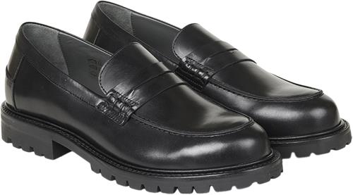 Se ANGULUS Klassisk Loafer Mand 1857 Black Loafers Str 41 - hos Magasin ved Magasin