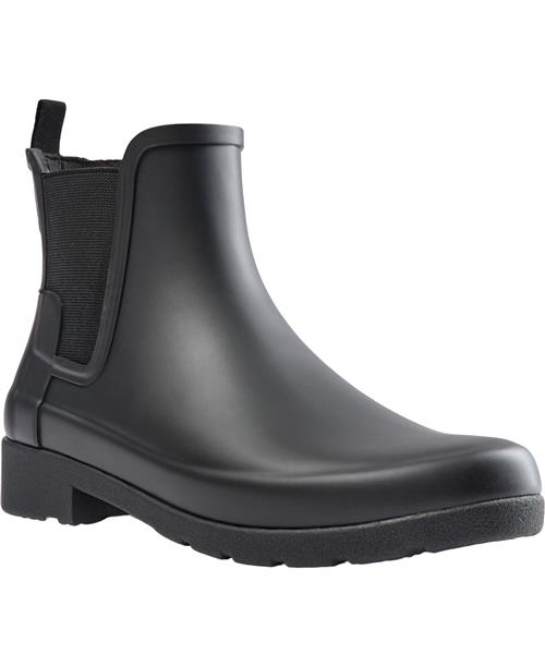 Se Hunter Womens Refined Chelsea Kvinde Black Gummistøvler Str 40/41 - hos Magasin ved Magasin