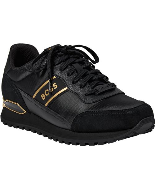 BOSS Parkourl_Runn_Rsmx Mand Black Sneakers Str 43 - hos Magasin