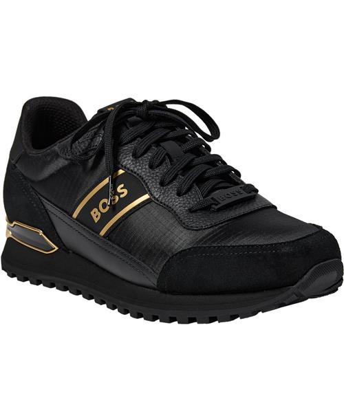 BOSS Parkourl_Runn_Rsmx Mand Black Sneakers Str 42 - hos Magasin