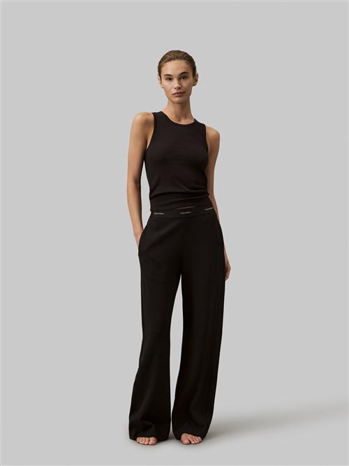 Se Calvin Klein Wide LEG Pant Natbukser Str S - hos Magasin ved Magasin