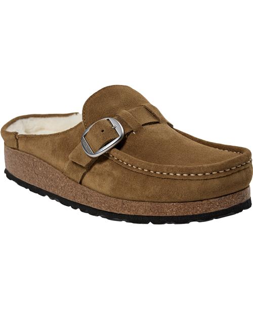 Se Birkenstock Buckley Shearling Leve Tea LAF Kvinde Tea Slip-ins Str 40 - hos Magasin ved Magasin