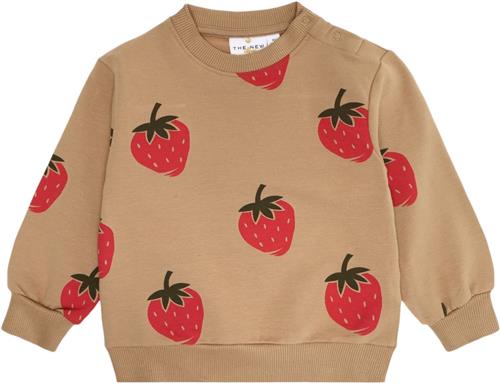 The New Tnslagora Sweatshirt Str 98 cm - Tannin Big Strawb Sweatshirts Bomuld hos Magasin