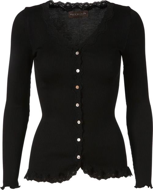 Se Rosemunde Cardigan m. Blonde Kvinde Sort Cardigans Str L - Bomuld hos Magasin ved Magasin