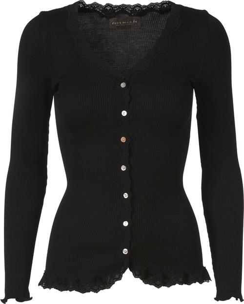 Se Rosemunde Cardigan m. Blonde Kvinde Sort Cardigans Str M - Bomuld hos Magasin ved Magasin