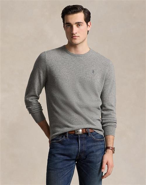 Polo Ralph Lauren 2/27 Merino Rwsls CN PP Mand Grå Sweaters Str L Merino - hos Magasin