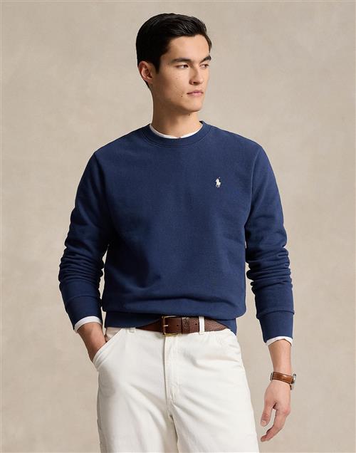 Se Polo Ralph Lauren Loopback Terrylsl-sws Mand Blå Sweatshirts Str S - Bomuld hos Magasin ved Magasin