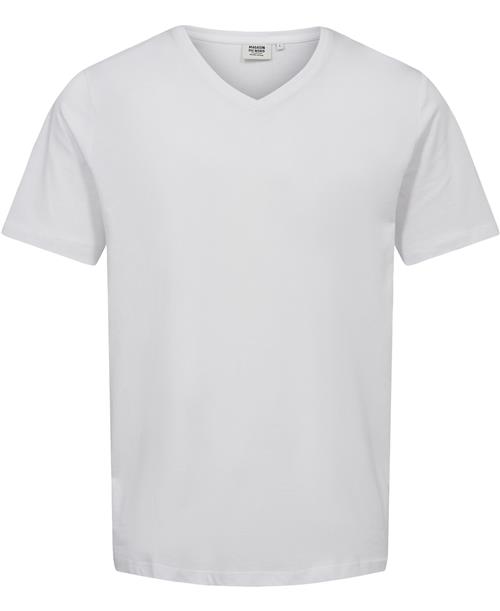 Magasin du Nord Collection Magasin Marvin 2 G Mand Bright White Kortærmede Tshirts Str L Bomuld