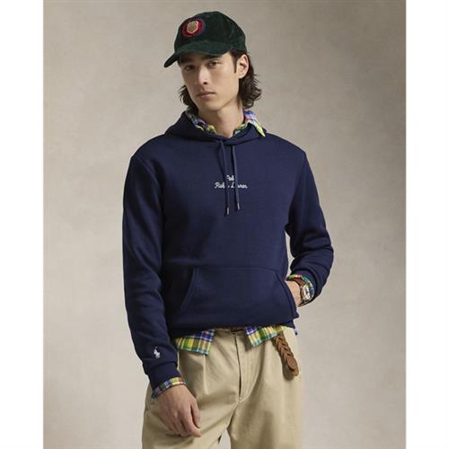 Se Polo Ralph Lauren 30/1 Double KNT Cvclsl-sws Mand Blå Hoodies Str M - hos Magasin ved Magasin