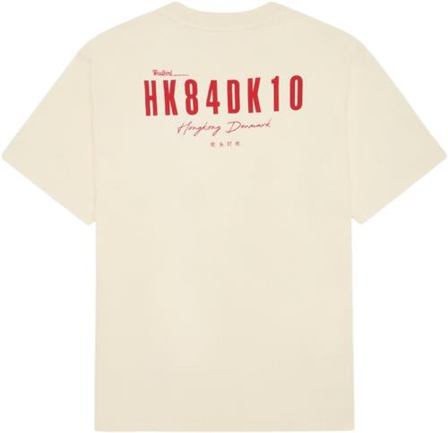 Woodbird Wbbaine 8410 Tee Mand Off White Kortærmede T-shirts Str L - hos Magasin