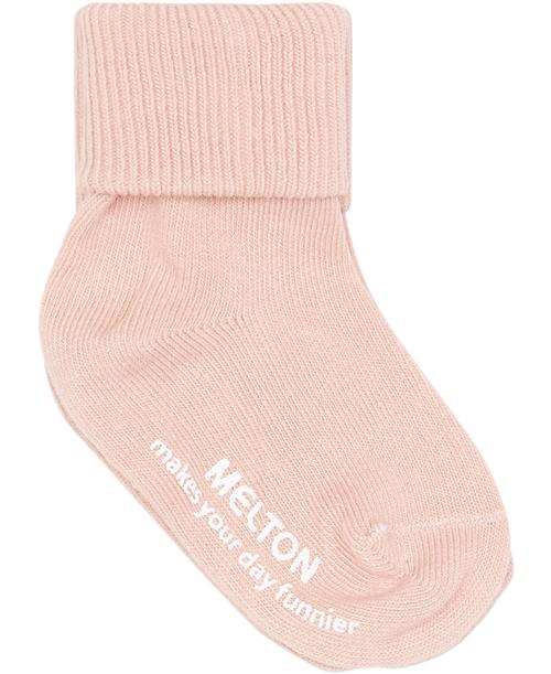 Se Melton Basic Sock ABS Str 20-22 - Lyserød Strømper hos Magasin ved Magasin