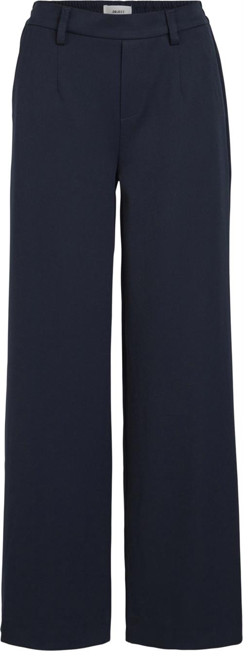 Object Objlisa Wide Pant Noos Kvinde Sky Captain Bukser Med Brede Ben Str 42 - hos Magasin