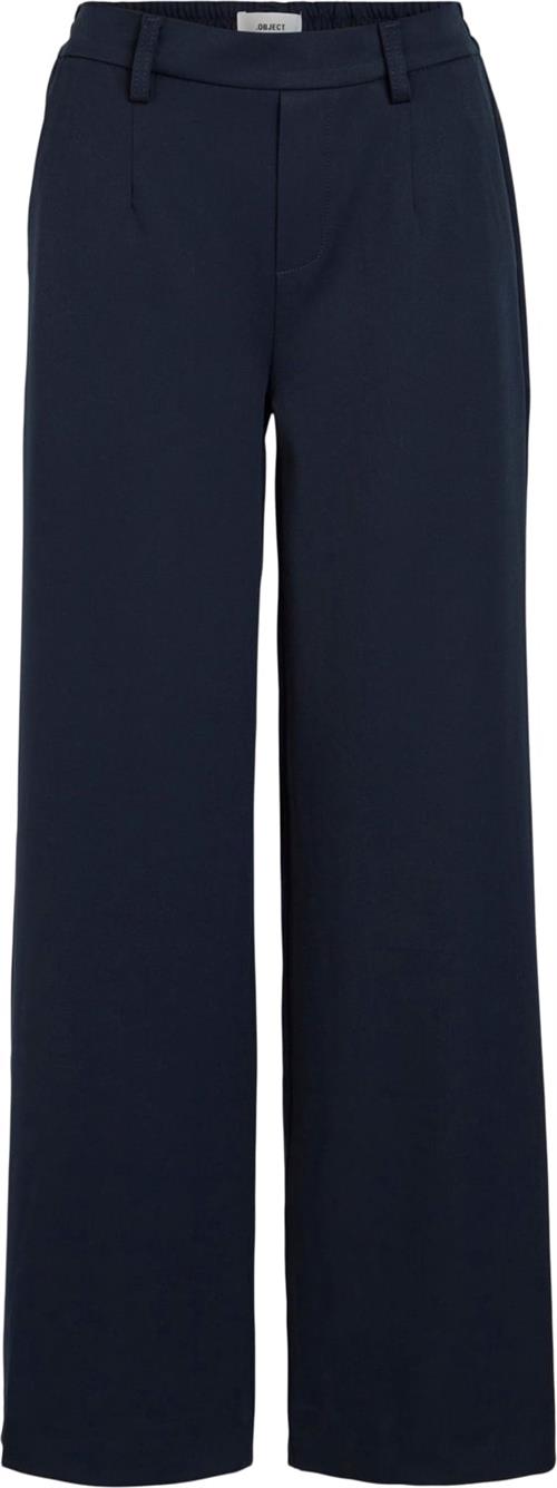 Object Objlisa Wide Pant Noos Kvinde Sky Captain Bukser Med Brede Ben Str 36 - hos Magasin